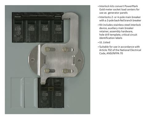 general electric lock box|ge powermark gold interlock kit.